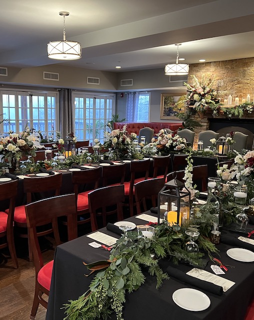 Caledonia Room Set for Event Dinner
