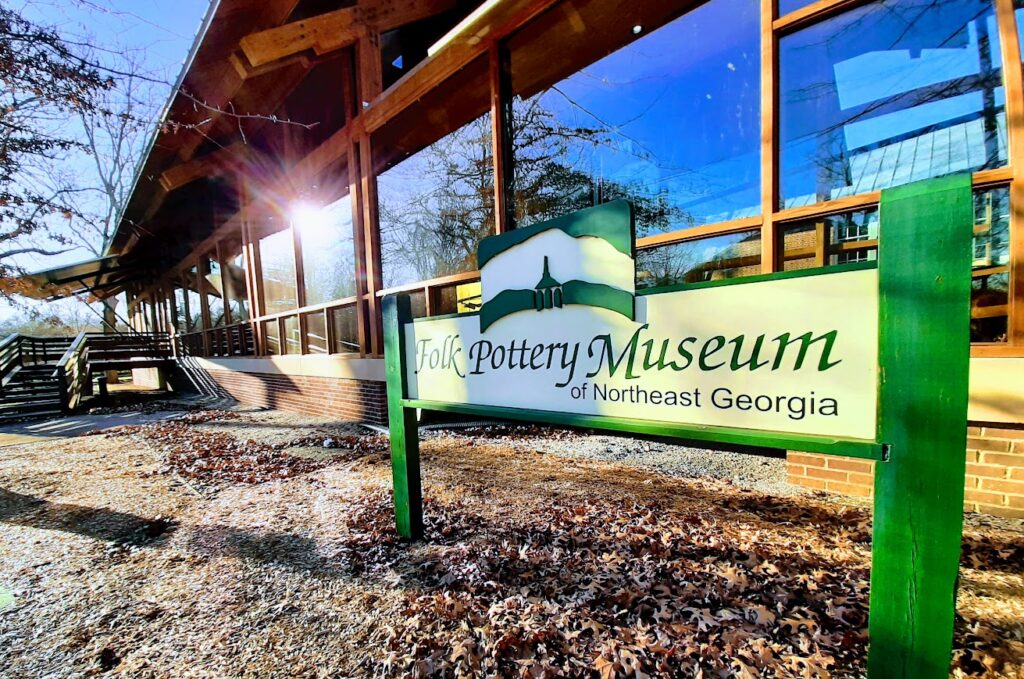 Folk Pottery Museum Sign