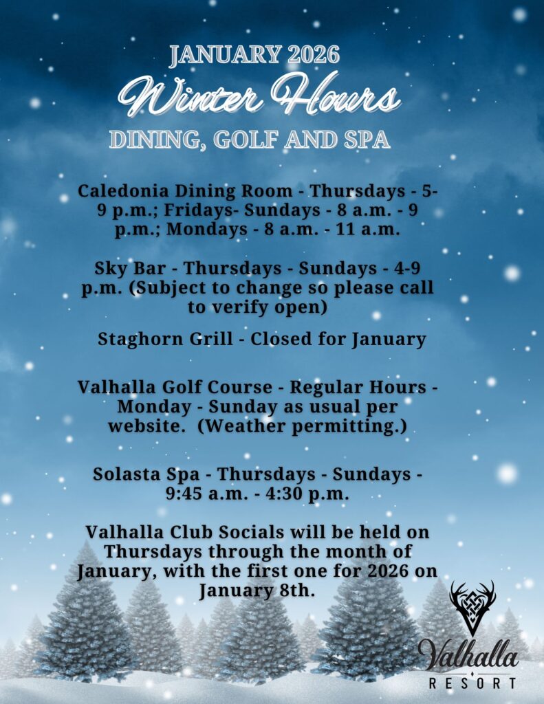 Winter 2026 Hours Winter 2026 Hours